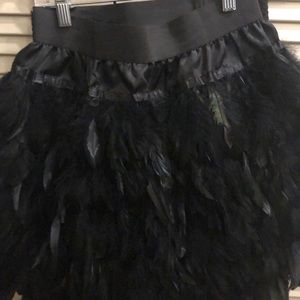Peacock feather skirt
